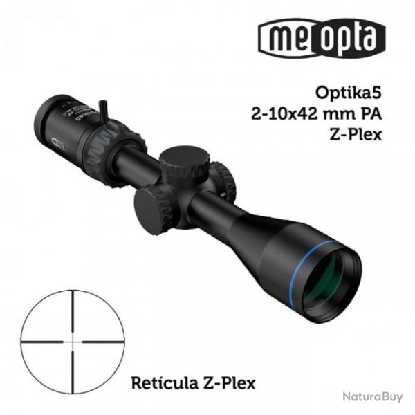 Meopta - lunette meopta Optika5 - 2-10x42 PA - Rticule Z-Plex