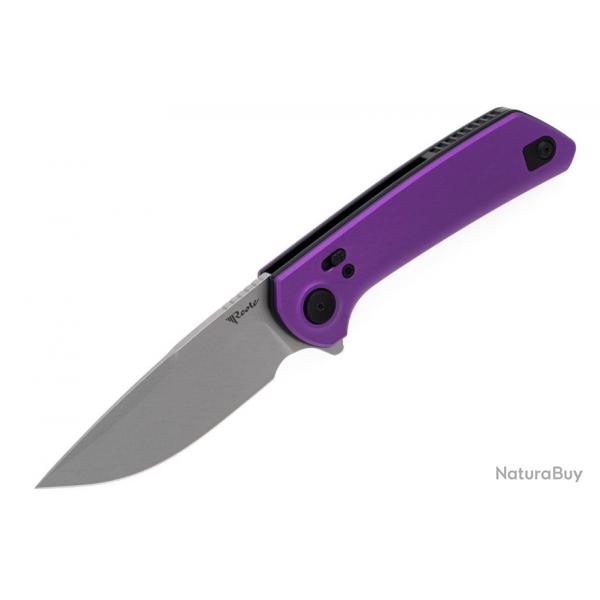 Couteau Reate Knives PL-XF Purple Manche Alu Lame Nitro-V SW Pivot Lock Clip REAPLXFA5