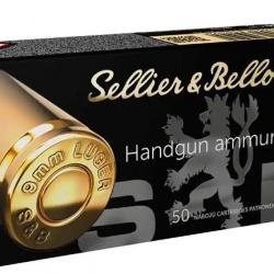 Sellier & Bellot FMJ 9x19 124grs 8.0g x100