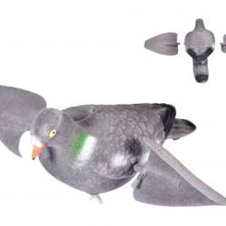 Appelant leurre Pigeon Extérieur à Ailes Mobiles Appât de Simulation Chasse Alimenté par le vent