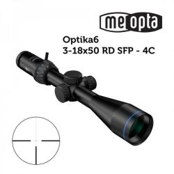 Meopta - lunette meopta Optika6 - 3-18x50 SFP - RD 4C