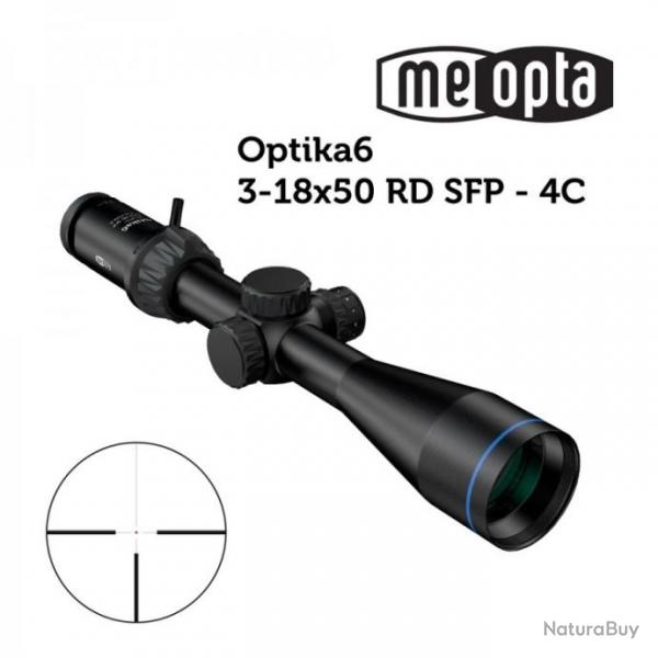 Meopta - lunette meopta Optika6 - 3-18x50 SFP - RD 4C