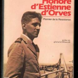 honoré d'estienne d'orves . pionnier de la résistance .mauvais état mais  assez rare