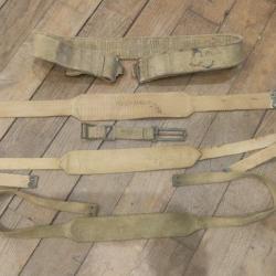 Lot ceinturon, brelage,aiguillette. Broad arrow. WW2 Angleterre.