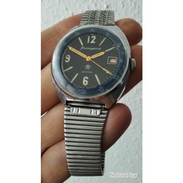 VOSTOK KOMANDIRSKIE ZAKAZ MONTRE MCANIQUE ANCIENNE CALIBRE 2234 URSS ANNES 70s