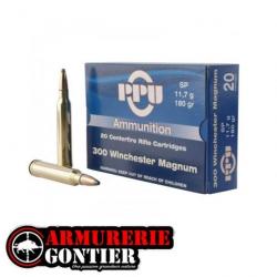 munitions PRVI PARTIZAN 300 Win Mag 180grains 11.7g Soft Point