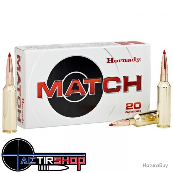 Munition Hornady ELD Match 308 Win 168 gr par 20