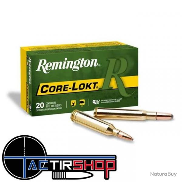 Munitions Remington Core Lokt PSP calibre 30-06 - 180 grains