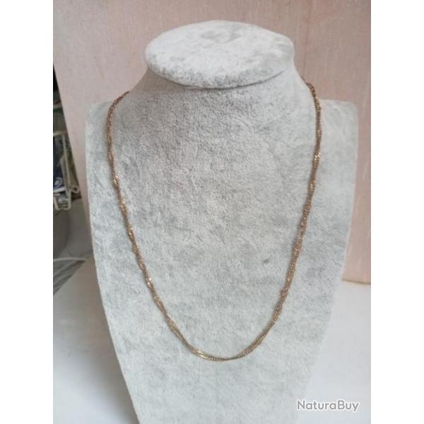 collier ancien longueur 22,5cm ferm