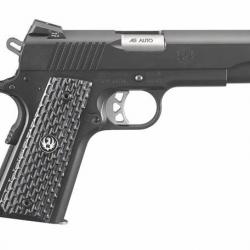 Pistolet Ruger SR1911 Commander Plaquettes Micarta calibre 45 Auto