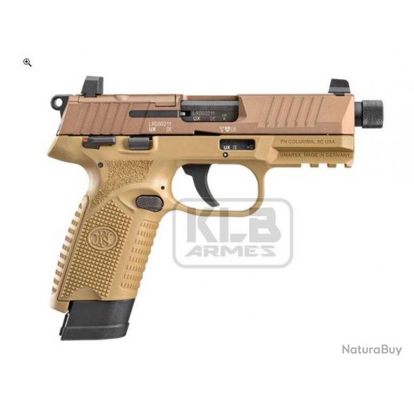 Pistolet FN Herstal 502 Tactical FDE - 22lr