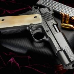 PISTOLET NIGHTHAWK CUSTOM 1911 GOVERNMENT VIP BLACK