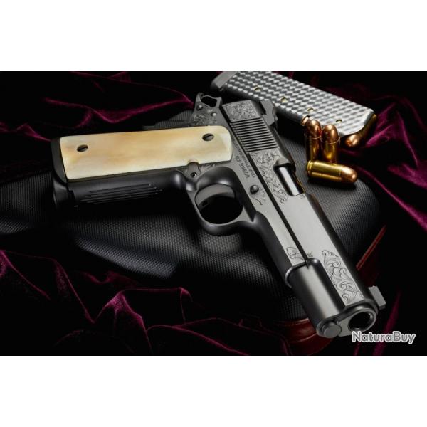 PISTOLET NIGHTHAWK CUSTOM 1911 GOVERNMENT VIP BLACK