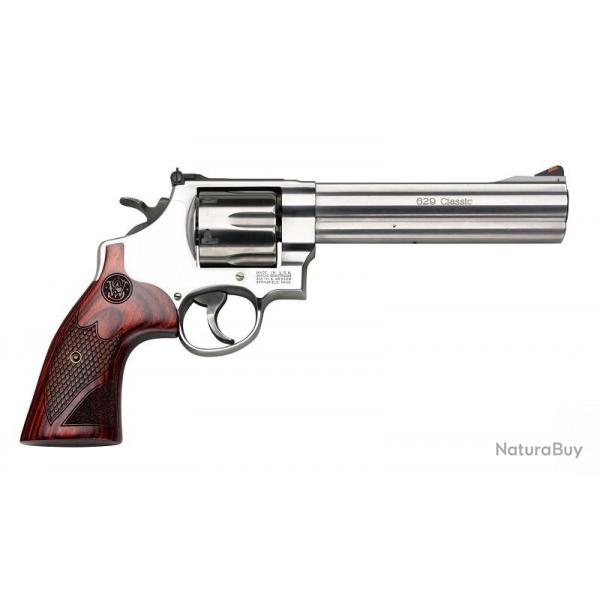 Revolver S&W 629 Deluxe Cal.44Mag Crosse Bois 6 Coups 6.5