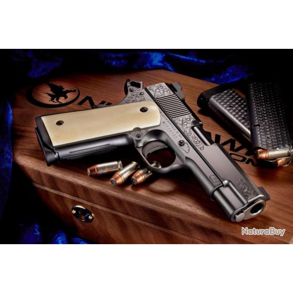 PISTOLET NIGHTHAWK CUSTOM 1911 COMMANDER VIP BLACK COMMANDER