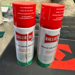 2 bombes aerosol huile universelle ballistol