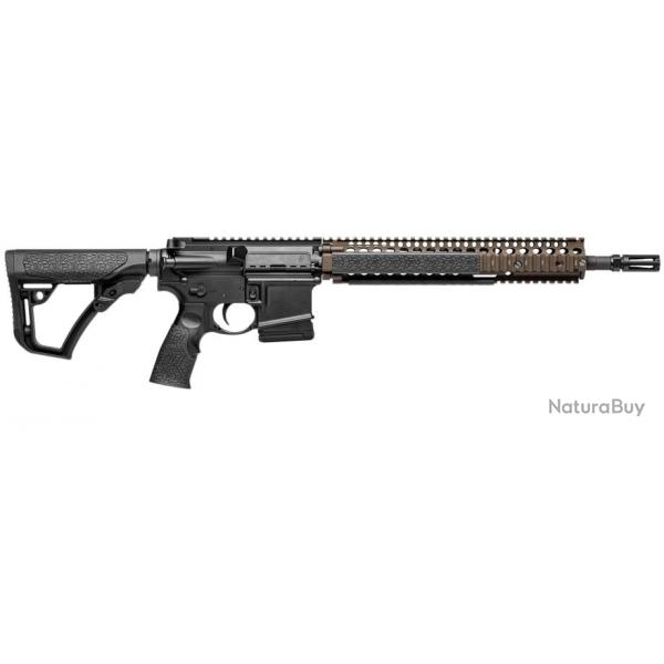 Carabine Type Ar15 Daniel Defense M4A1 Canon 14.5' Cal. 5.56 Black - Fde