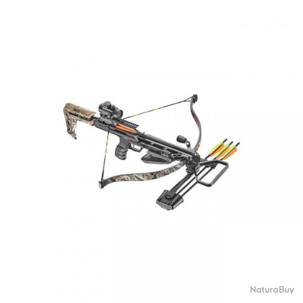 Arbalete Classique Ek-Poelang Jag 2 Pro Deluxe Camo 260fps 175lbs Avec Lunette De Visee Et Accessoir