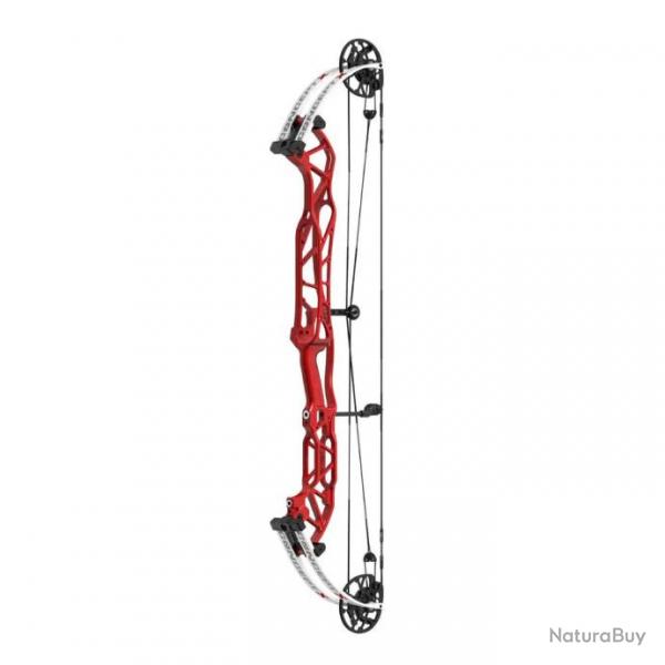 Arc  poulie HOYT Concept X 40 Branches Blanches - Droitier / Rouge Flare / 30-40 Livres