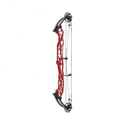 Arc à poulie HOYT Concept X 40 Branches Noires - Droitier / Rouge Flare / 40-50 Livres