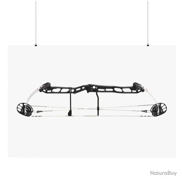 Arc  poulie PSE Lazer NF - Droitier / Noir / 40-50 LIVRES | 24-30,5 Pouces