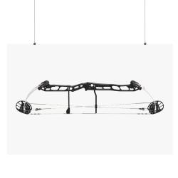 Arc &agrave; poulie PSE Lazer X - Gaucher / Noir / 30-40 LIVRES | 24-30,5 Pouces