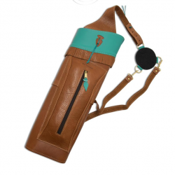 Carquois Traditionnel Neet T-BQ-2 - Droitier / Turquoise