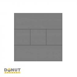 Cible Mousse Danage Domino A2 - 132X132X14.5cm - 4X 14.5cm - 1X Centre 2