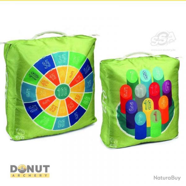 Cible Portable tir  l'arc Era First 4Kg - 55Cmx55Cm - Citron