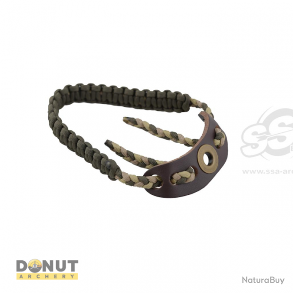 Dragonne Tir  l'Arc Easton Deluxe Paracord Diamond - Vert Camo