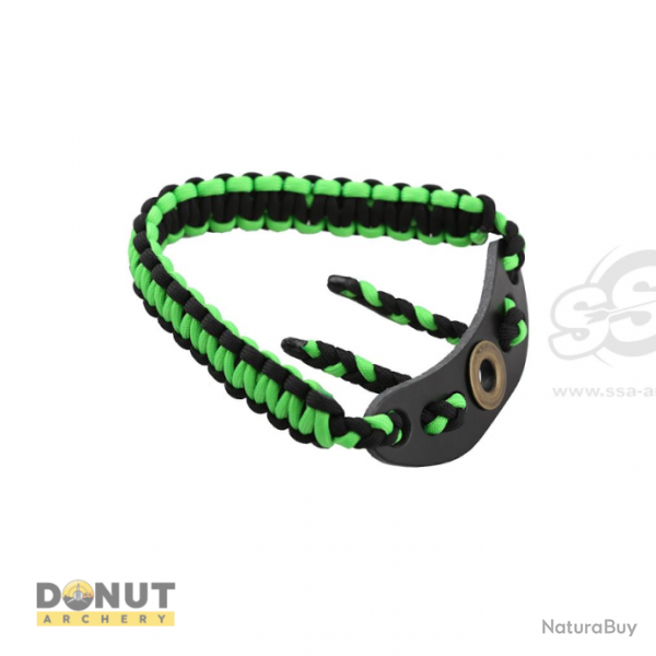 Dragonne Tir  l'Arc Easton Deluxe Paracord Diamond - Vert