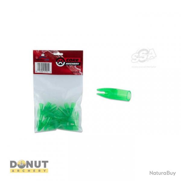 Encoche Couvrante CORE Recreation 7mm (par 25) - Vert Fluo Transparent / 7MM