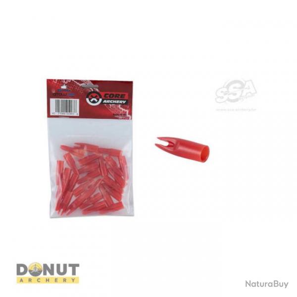 Encoche Couvrante CORE Recreation 7mm (par 25) - Rouge Opaque / 7MM