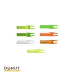 Encoche Interieure CrossX 6.2mm Short (par 12) - Jaune Fluo Transparent