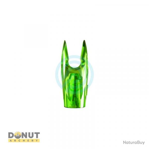 Encoche Pin Essentials Archery C-Nock (par 12) - Vert Transparent