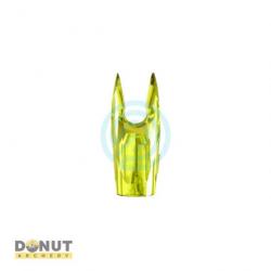 Encoche Pin Essentials Archery C-Nock (par 12) - Jaune Transparent