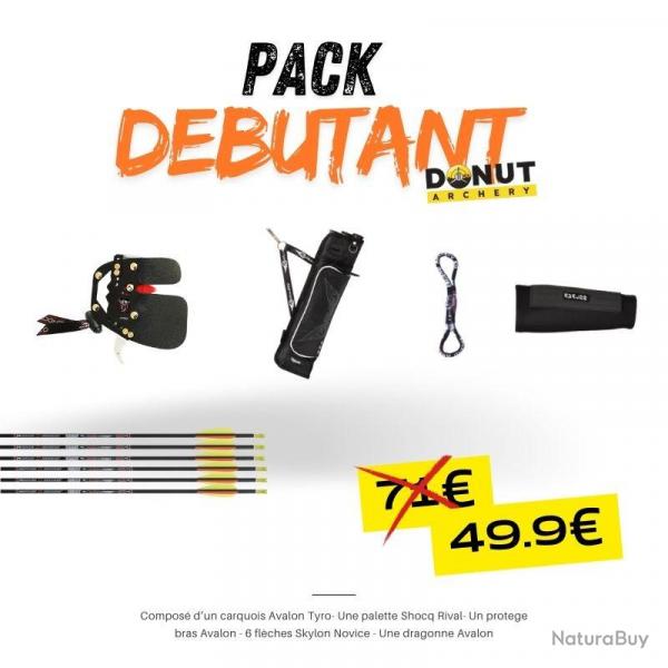 Kit d'quipements Dbutant Donut Archery - Gaucher / Small / Gris