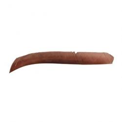 Plume Naturelle Gateway Entiere - Droite / 10 Pouces / Marron