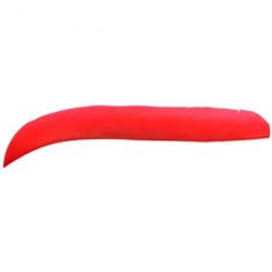 Plume Naturelle Gateway Entiere - Droite / 10 Pouces / Rouge