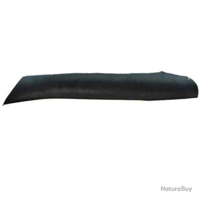 Lot de 50 plumes de flèche - 7,6 cm, 10,2 cm, 12,7 cm - Ailes en forme de goutte - Pour bricolage (forme de goutte, noir, 7,6 cm
