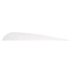 Plume Naturelle Gateway Parabolique - 3 Pouces / Blanc