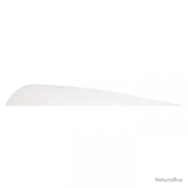 Plume Naturelle Gateway Parabolique - 3 Pouces / Blanc