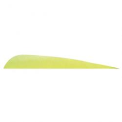 Plume Naturelle Gateway Parabolique - 3 Pouces / Jaune fluo