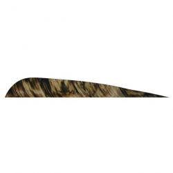 Plume Naturelle Gateway Parabolique - 4 Pouces / Marron Camo