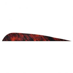 Plume Naturelle Gateway Parabolique - 4 Pouces / Rouge Camo