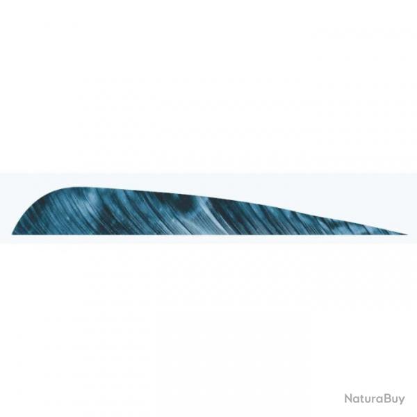 Plume de flche Naturelle Gateway Parabolique - 5 Pouces / Bleu Camo