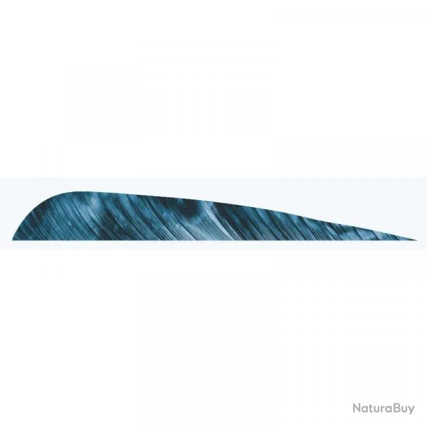 Plume de flche Naturelle Gateway Parabolique - 5 Pouces / Bleu Camo