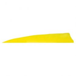 Plume Naturelle Gateway Shield - 3 Pouces / Jaune