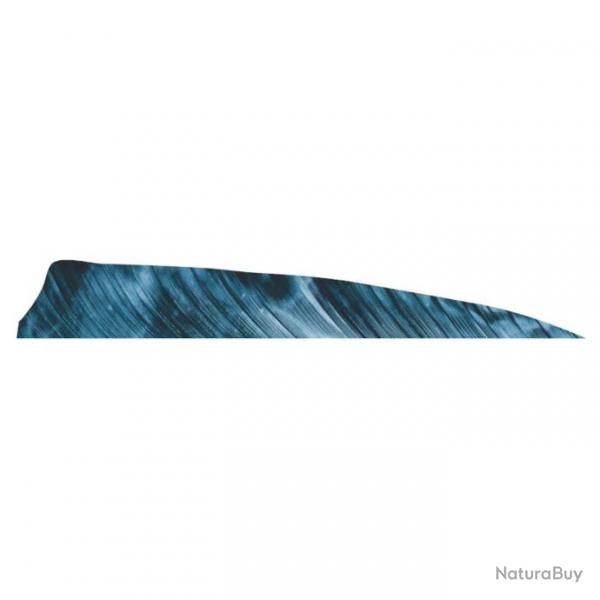 Plume Naturelle Gateway Shield - 4 Pouces / Bleu Camo