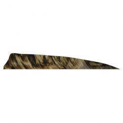 Plume Naturelle Gateway Shield - 4 Pouces / Marron Camo